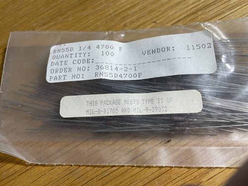 Resistenza rn55d 4700 ohm - 4700,