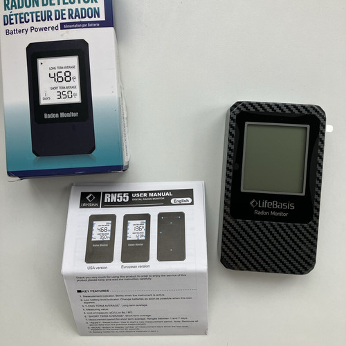 Lifebasis radon detector 55 - radon, rn-55